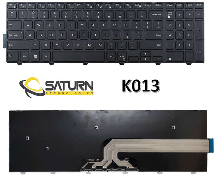 LT KB DELL 15-3000 US BLACK (K013)