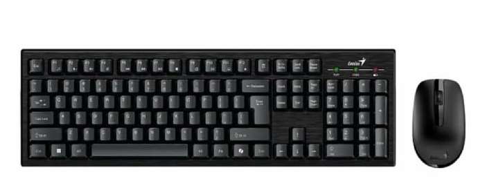 KEYBOARD AND MOUSE WIRELESS GENUIS KM-81