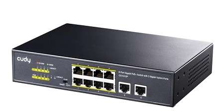 10 PORT SWITCH CUDY POE 120W