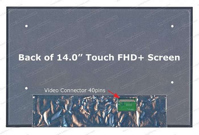 14" LCD 1920 X1200 40P FRAMELESS NO LIP