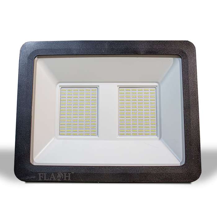 FLASH High Power Slim LED 400W Floodlight Daylight 6000K Matt Black