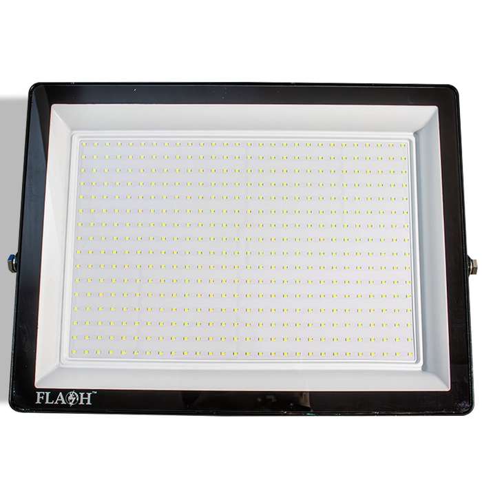 FLASH High Power Slim LED 300W Floodlight Daylight 6000K Matt Black