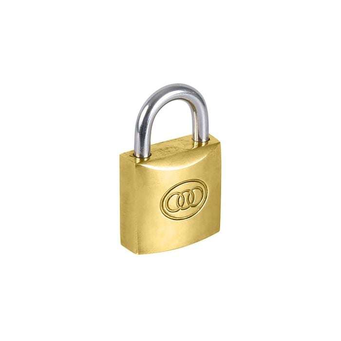 TRICIRCLE Padlock Brass