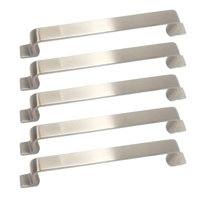 ROCO Flat D Cupboard Handle Satin Chrome 160mm ( 5 Pack )