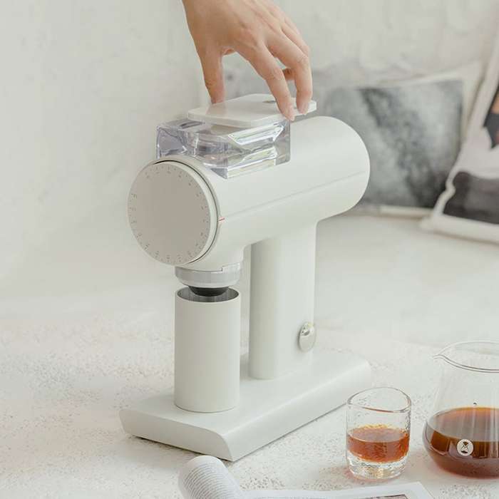 TIMEMORE Sculptor 078 Electric Grinder Turbo Burr White