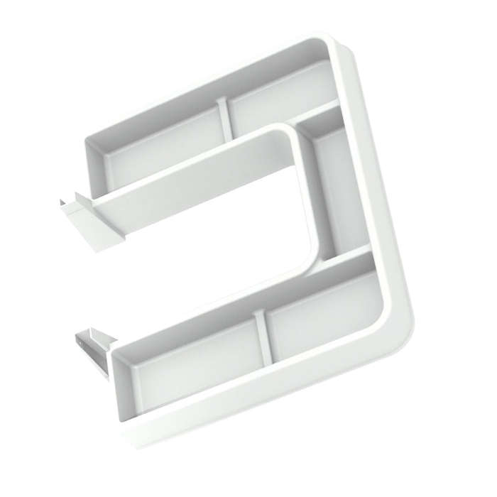 ROCO Onda Undersink Vanity Tray White