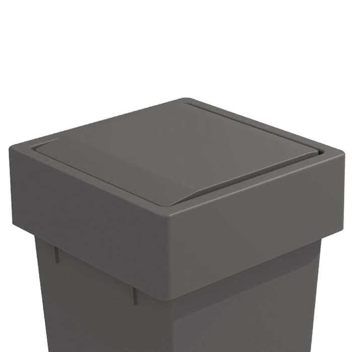 ROCO Onda Door Mounted Bin Orion Grey 5 Litre