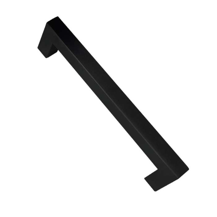 ROCO Cupboard Handle Bar Hollow Square Matt Black 128mm
