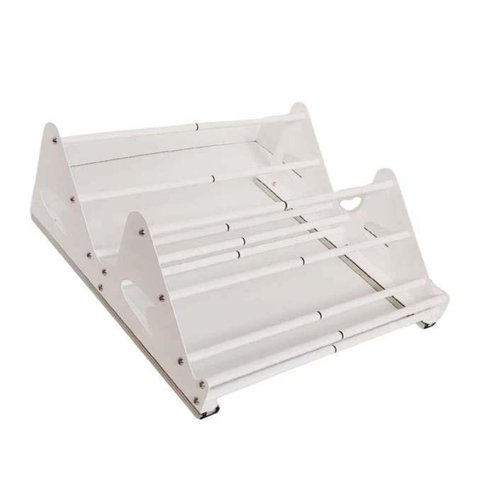 ROCO Adjustable Shoe Rack White 704mm x 405mm x 107mm
