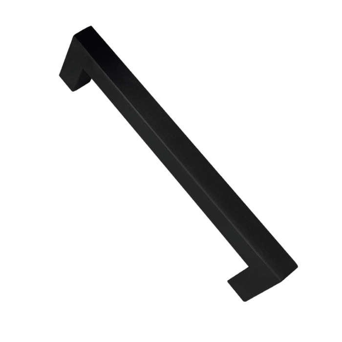 ROCO Cupboard Handle Bar Hollow Square Matt Black 192mm