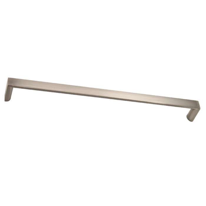 ROCO Flat Square Cupboard Handle Satin Chrome 224mm