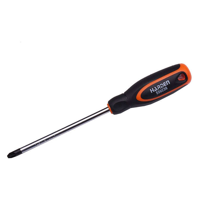 HARDEN Screwdriver with Soft Handle PZ3x150mm