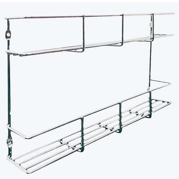 ROCO Spice Rack 2 Tier Chrome
