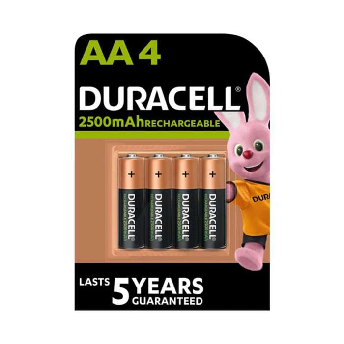DURACELL Battery Rechargeable Aa 4's Dur037