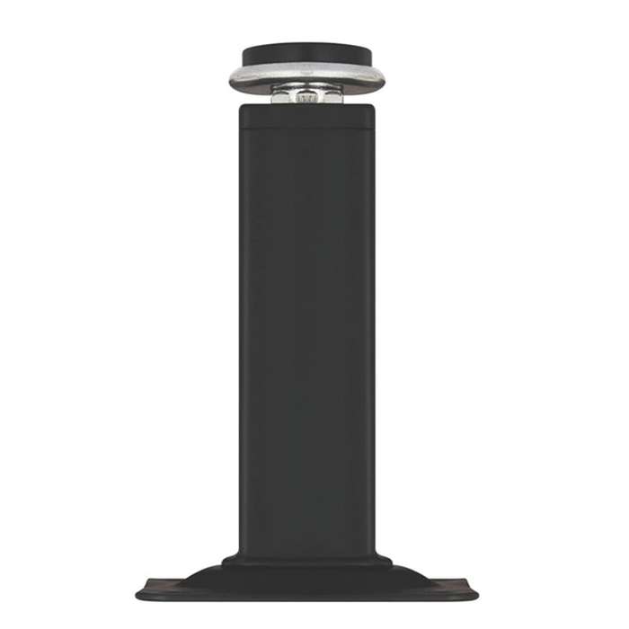 ROCO Adjustable Table Leg With Square Black Plate 150mm x 25mm