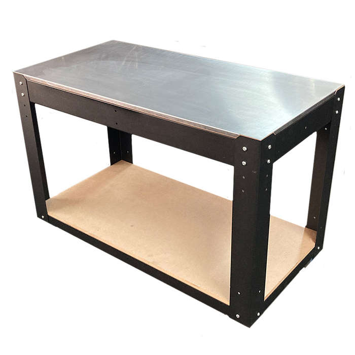 CLIP-FIT Workbench Additional Top 304 Stainless Steel 1.2mm Thick 1200mm x 450mm