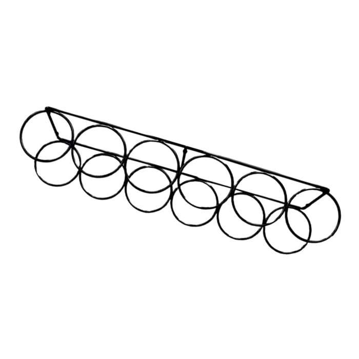ROCO Wine Bottle Holder 6 Ring Matt Black