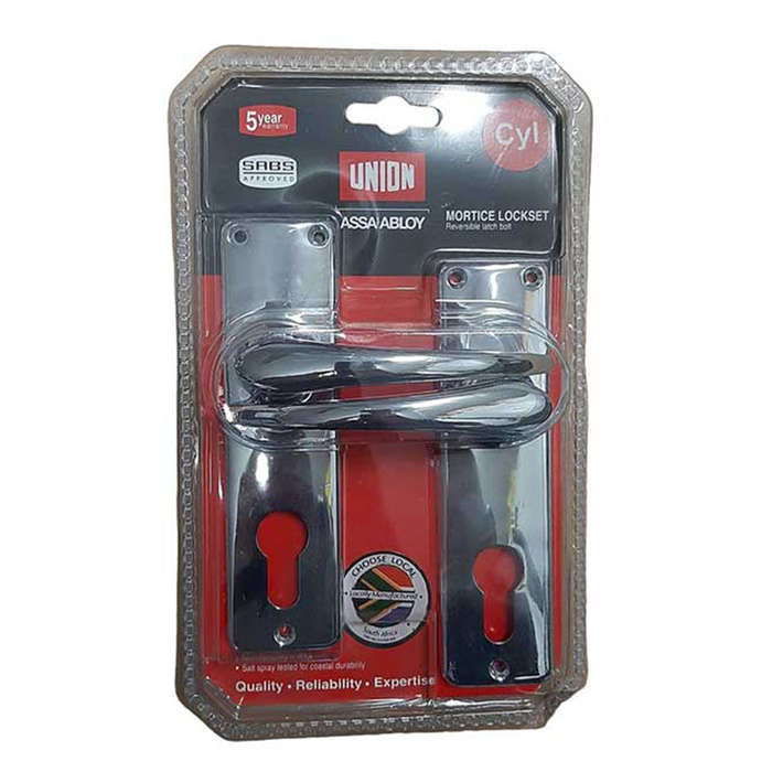 UNION Lockset Cylinder Profile Gower Satin Chrome 2 x 28SN Boxed