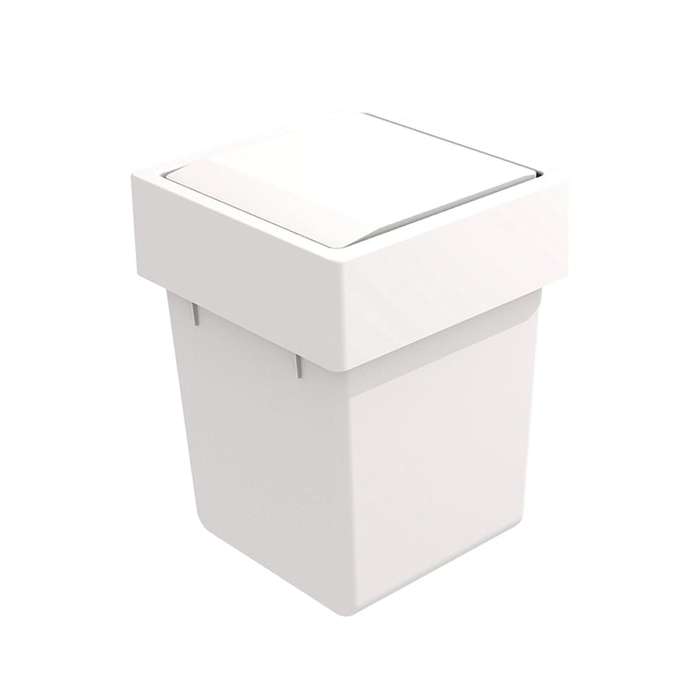 ROCO Onda Door Mounted Bin White 5 Litre