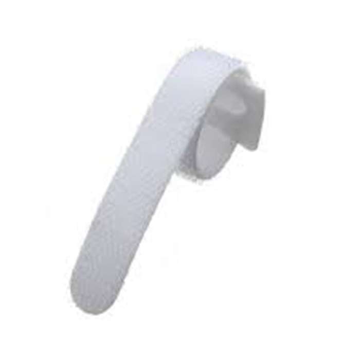 RUWAG Magic Reusable Velcro Cable Ties White 12.5mm x 300mm  ( Pack of 10 )
