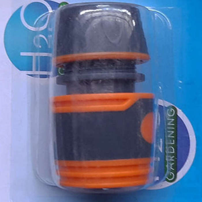 H20 Garden Hose Connector 1/2" Stop And Soft Grip