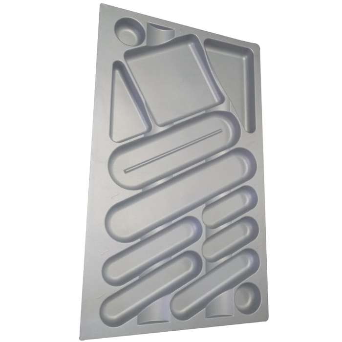 ROCO Cutlery Tray Metallic Grey 900mm Unit