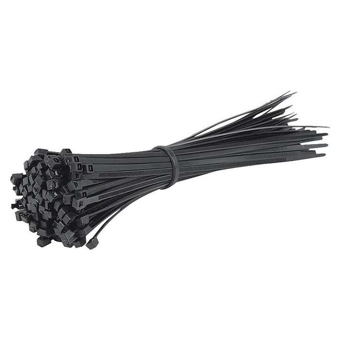 RUWAG Cable Ties Black 4.9mm x 381mm ( Pack of 100 )