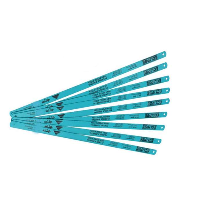 ECLIPSE Hacksaw Saw Blade High Speed Steel Shatterproof 24 Teeth Per Inch ( Box of 100 )