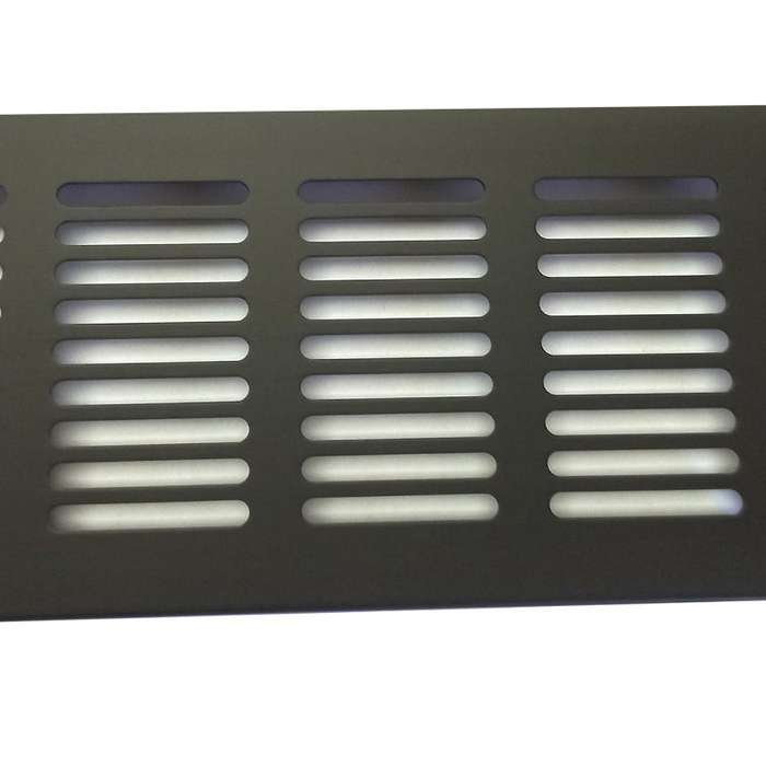 ROCO Aluminum Airvent  Black 200mm x 80mm