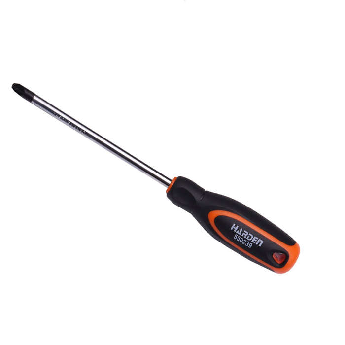 HARDEN Screwdriver with Soft Handle PZ0x75mm