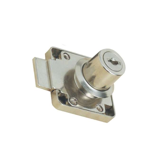 ROCO Drawer Lock Nickel Plated 19mm x 22mm