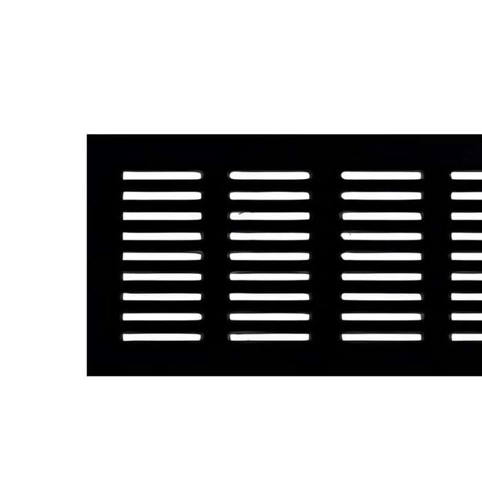 ROCO Aluminum Airvent Black 400mm x 80mm