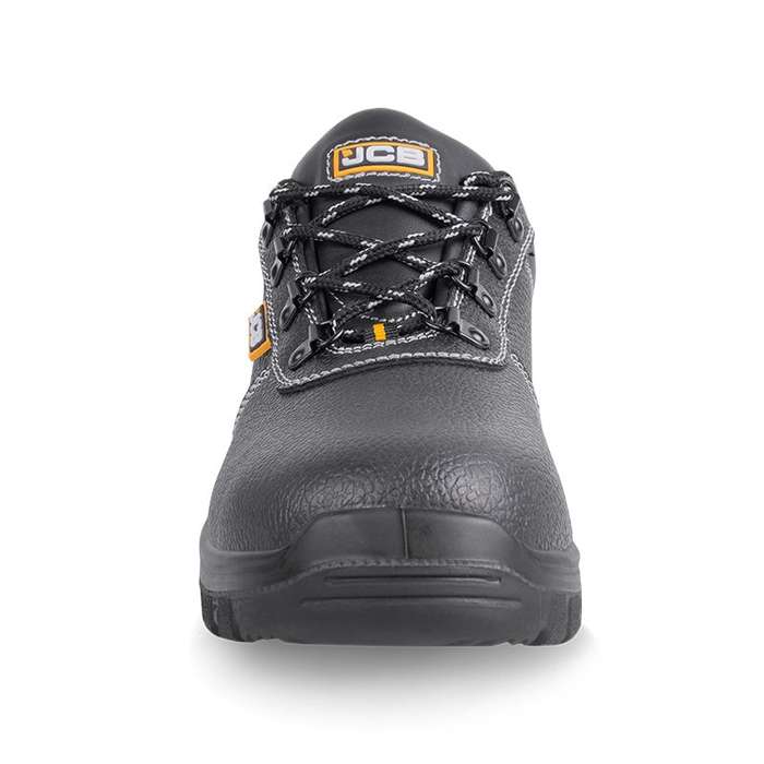 JCB Chukka Lo Safety Shoes Leather Slip Resistant Black