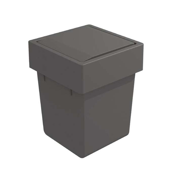 ROCO Onda Door Mounted Bin Orion Grey 5 Litre