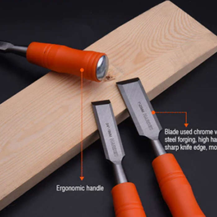 HARDEN Orange/black Handle Wood Chisel