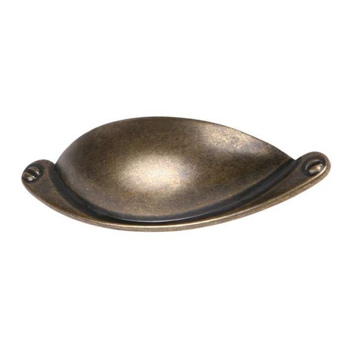 ROCO Cupboard Buttercup Handle Antique Brass 64mm