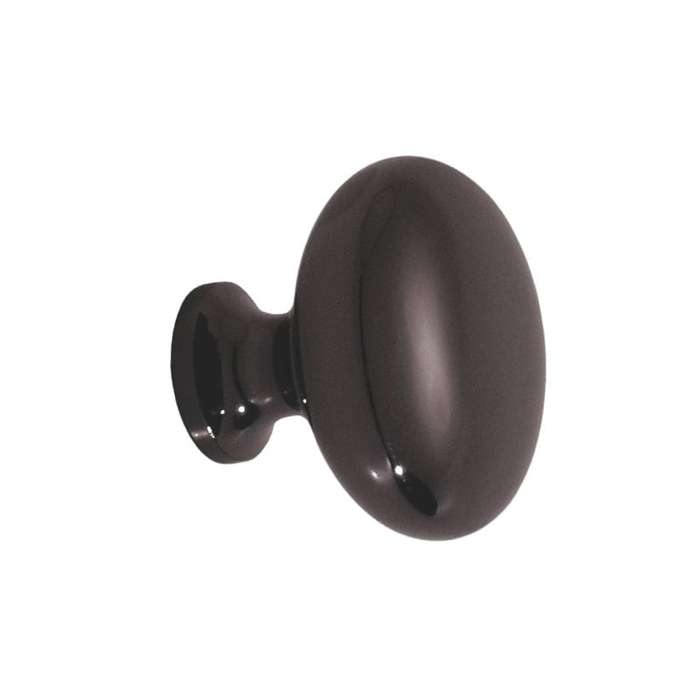 ROCO Small Base Drawer Knob Matt Black 32mm