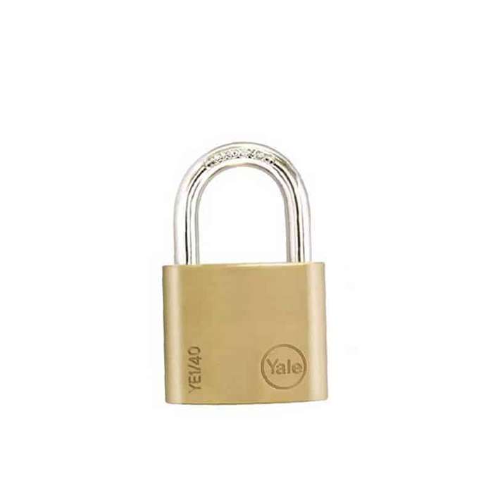 YALE Padlock Solid Brass Blister 30mm