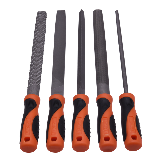 HARDEN 8" 5 Piece Metal File Tool Set (200mm)