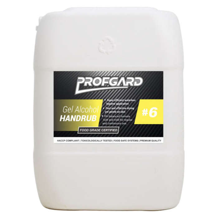 PROFGARD #6 Gel Alcohol Food Grade Handrub 10 Litre