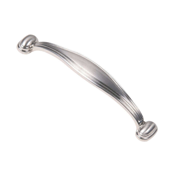 ROCO Victoria Antique Cupboard Handle Satin Chrome 96mm