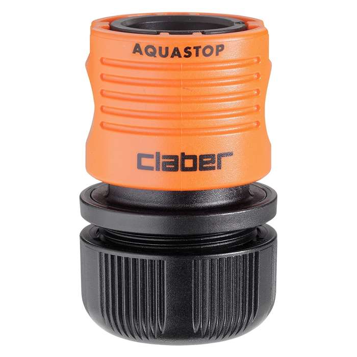 CLABER 3/4" Garden Hose Pipe Click Connector With Aquastop 50 Pack