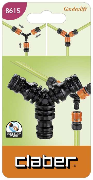 CLABER Three Way Connector (Carded)