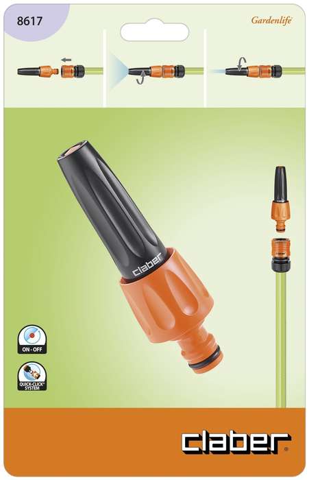 CLABER Adjustable Spray Nozzle (Carded)