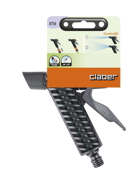 CLABER Garden Hose Sprayer Pistol With Adjustment Lever