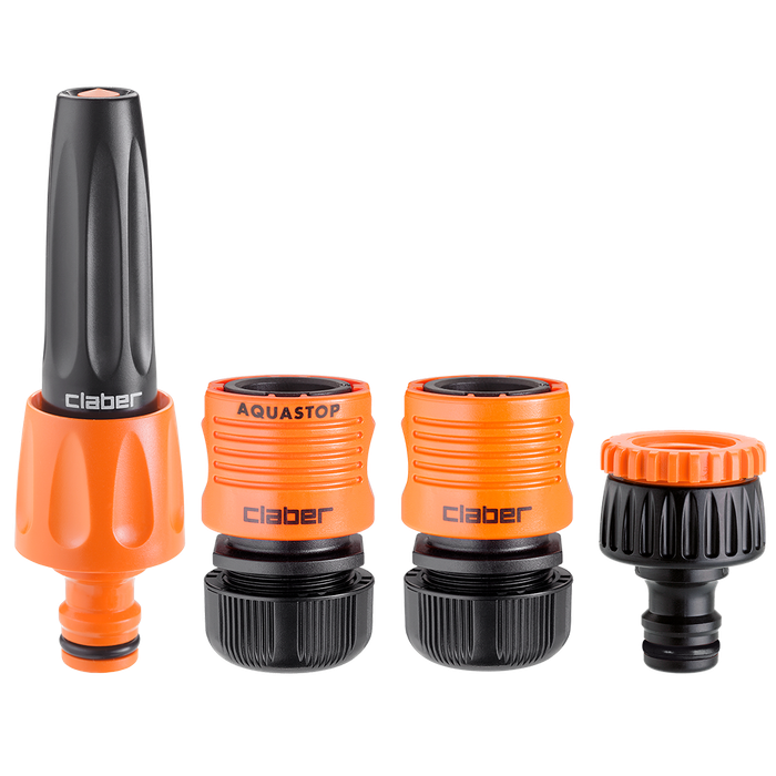 CLABER 5 Piece Watering Set With Adjustable Spray Nozzle