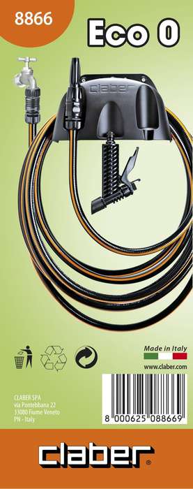 CLABER Eco 0 Wall Mounted Hanger For Hose Pipe