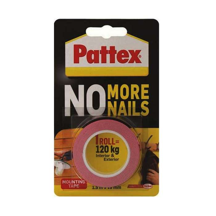 PATTEX No More Nails Double Sided Mounting Tape 120kg