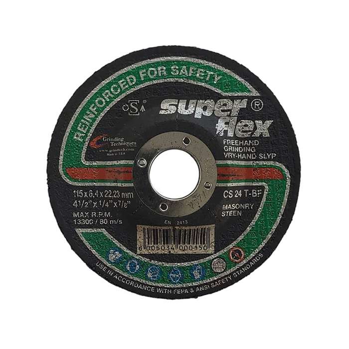 Superflex Abrasive Stone Grinding Disc 115mm*6mm*22.2mm