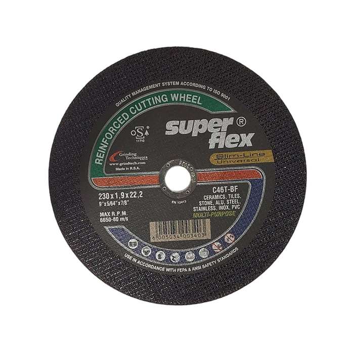 Superflex Abrasive Disc Cutting Multi-prp 230x1.9x22.2mm